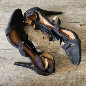 Christian Siriano Fringe Heel